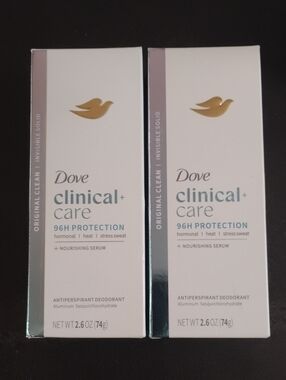 Dove Clinical+ Care 96H Protection Antiperspirant Deodorant Set Of 2